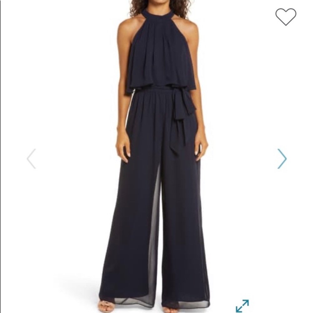 NWT ELIZA J NAVY BLUE JUMPSUIT